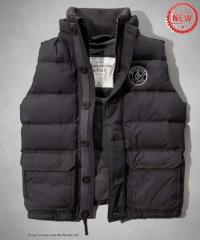 heren abercrombie fitch bodywarmer donkergrijs Quick Overhemd g4w5h816